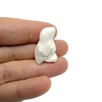 Handmade carved crystal bird animal figure from GemstoneGO, 30mm size, featuring colorful gemstone details.
