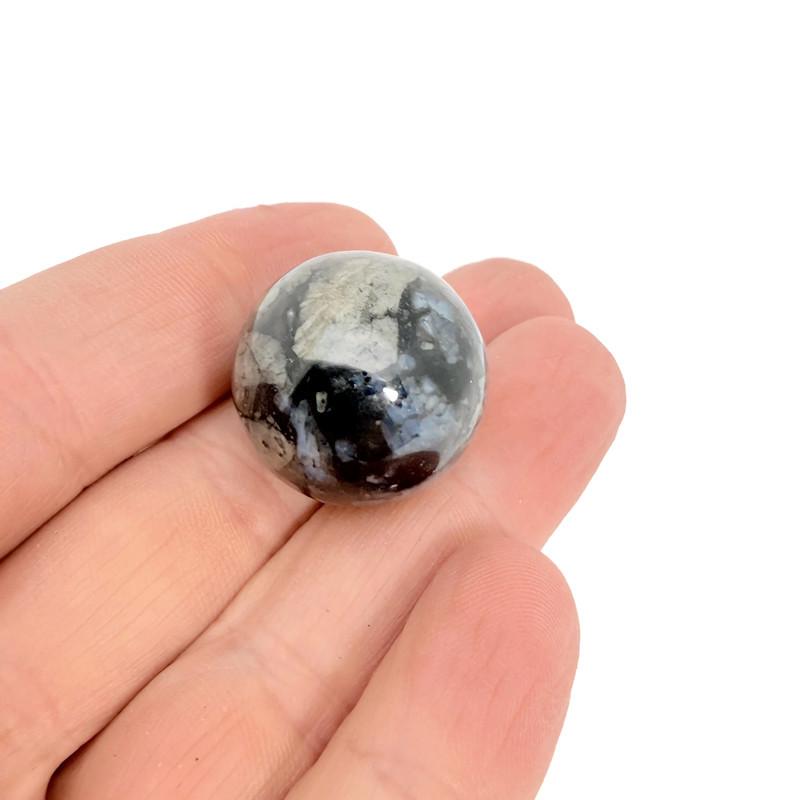 Que Sera Sphere Gemstone - Blue Liberite - Crystal Ball - 22mm - SP1182