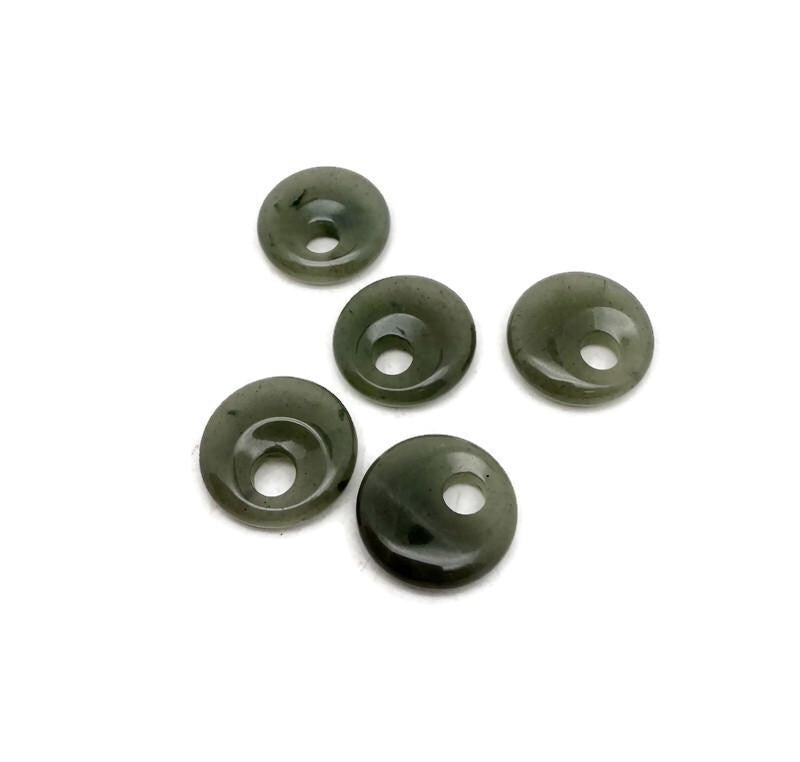 Donut de cristal de aventurina - Piedra Pi - 20 mm - DO1087