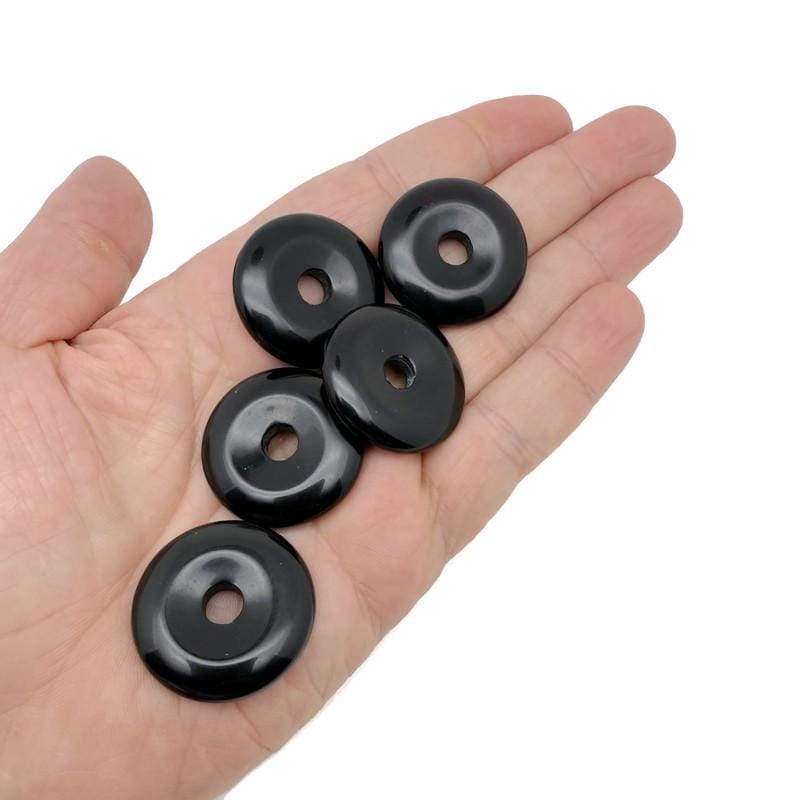 Dónut de obsidiana - Piedra Pi - 30mm - DO1089