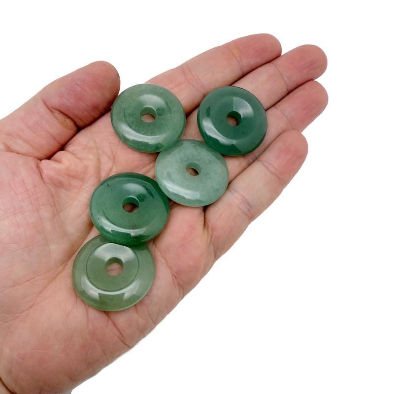 Dona de Cristal de Aventurina - Piedra Pi - 30mm - DO1096