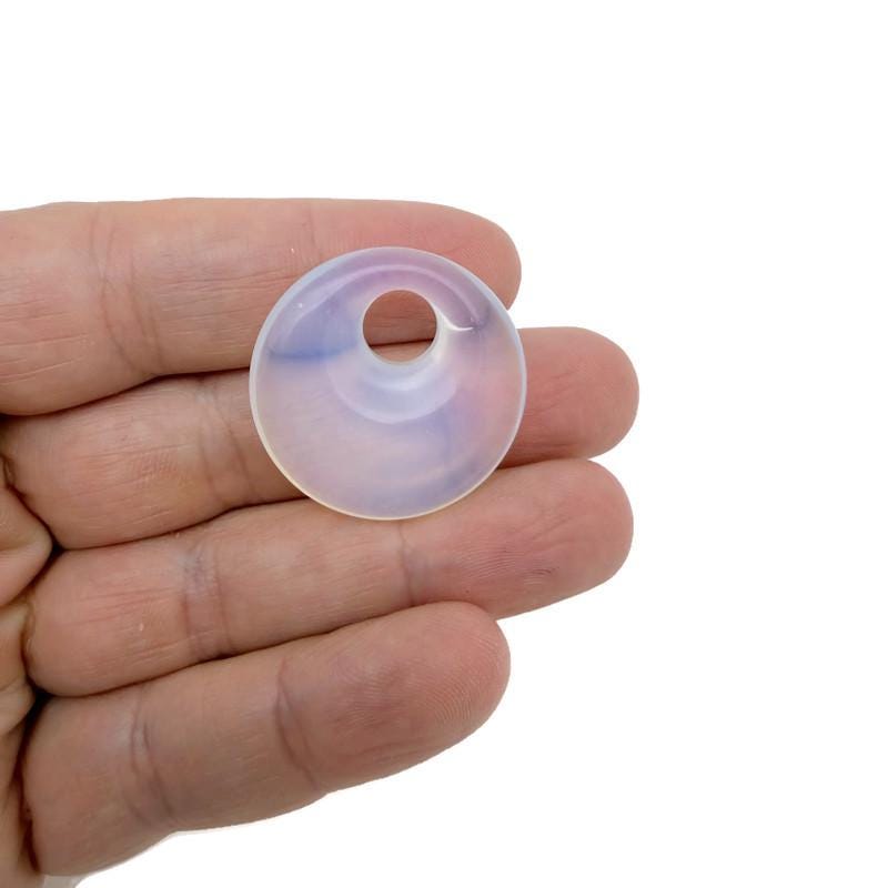 Donut de Cristal Ópalo - Piedra Pi - 30mm - DO1104