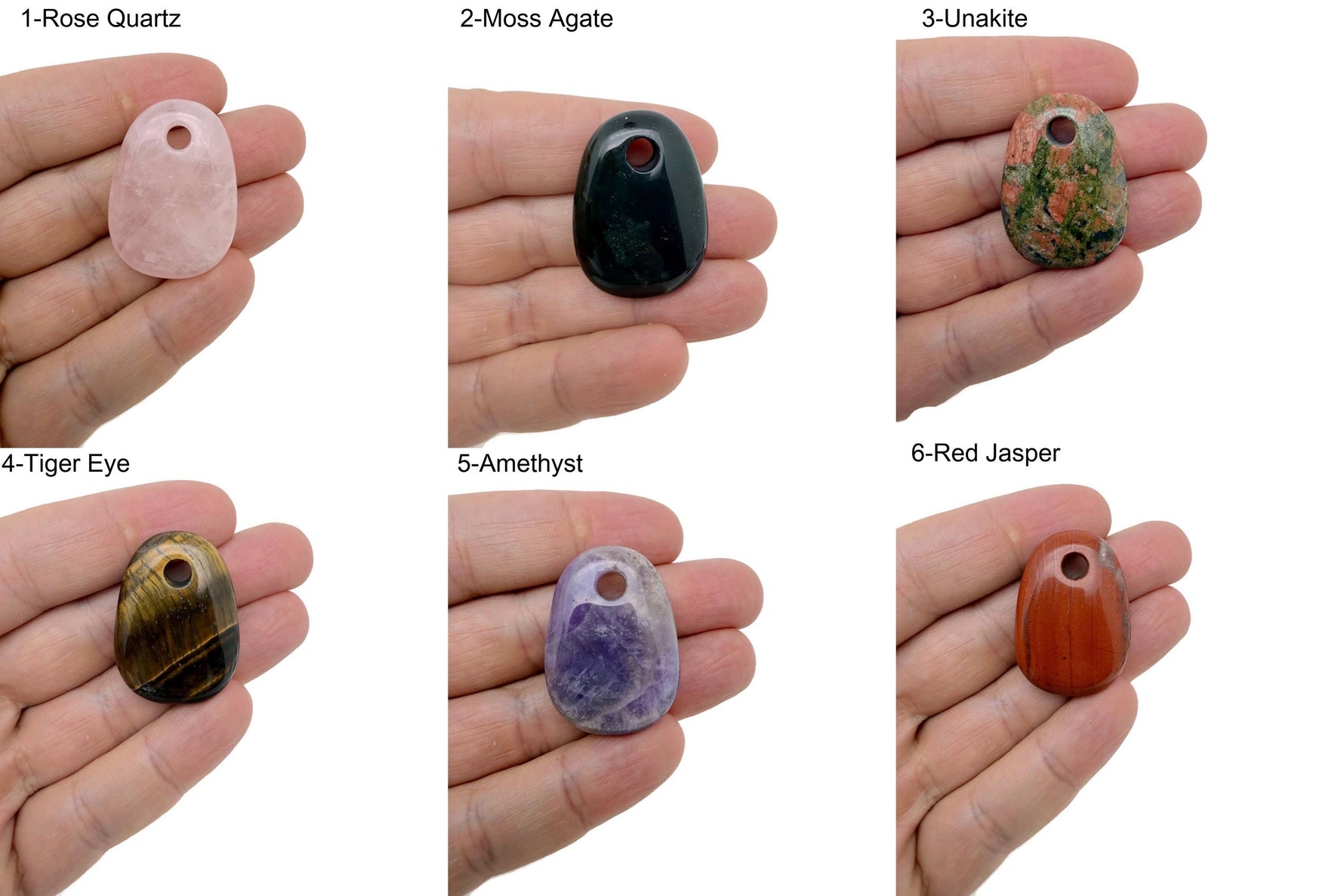 Oval crystal pendant from GemstoneGO, natural stone jewelry bead with a polished finish and mixed colors, ideal for jewelry making.