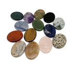 Healing worry crystal pendant made of natural stone, featuring a mixed gemstone design by GemstoneGO.