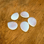 Opalite worry stone from GemstoneGO, 45mm soothing crystal with smooth polished surface and calming appearance.