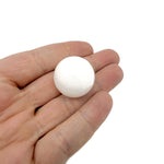 25mm natural crystal sphere from GemstoneGO, showcasing a clear, polished gemstone ball with a smooth, rounded surface.