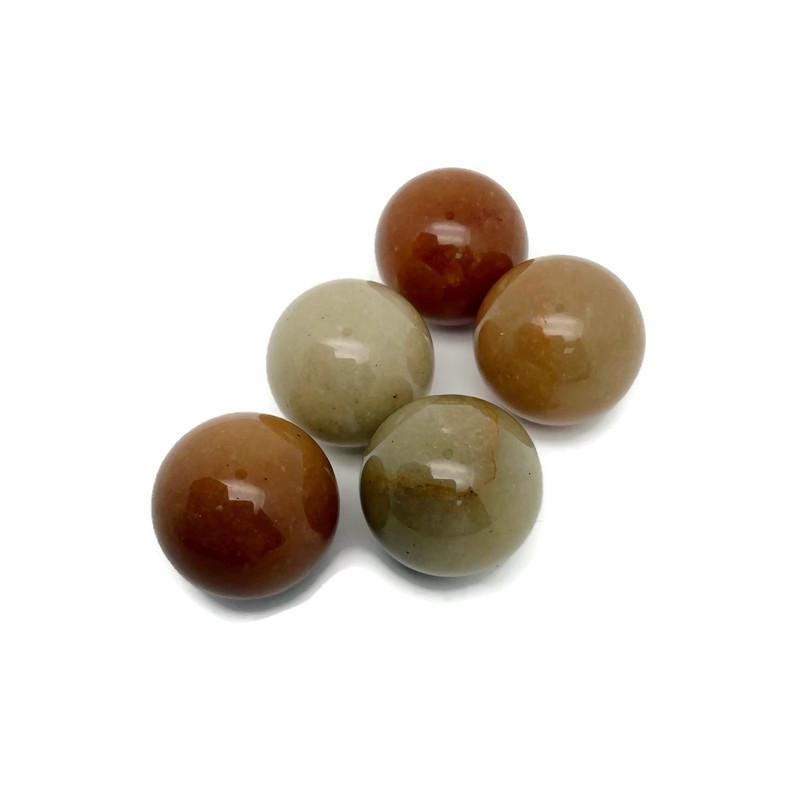 Yellow Jade Sphere Gemstone - Crystal Ball - 25mm - SP1160
