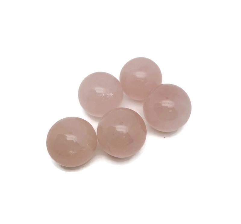 Rose Quartz Sphere Gemstone - Crystal Ball - 25mm - SP1165
