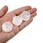 Clear quartz crystal flower-shaped incense holder from GemstoneGO, designed for cleansing and relaxation.