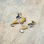 Tiger Eye deer crystal pendant necklace featuring a gemstone deer design, crafted by GemstoneGO.
