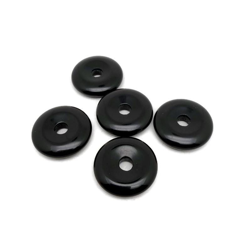 Dónut de obsidiana - Piedra Pi - 30mm - DO1089