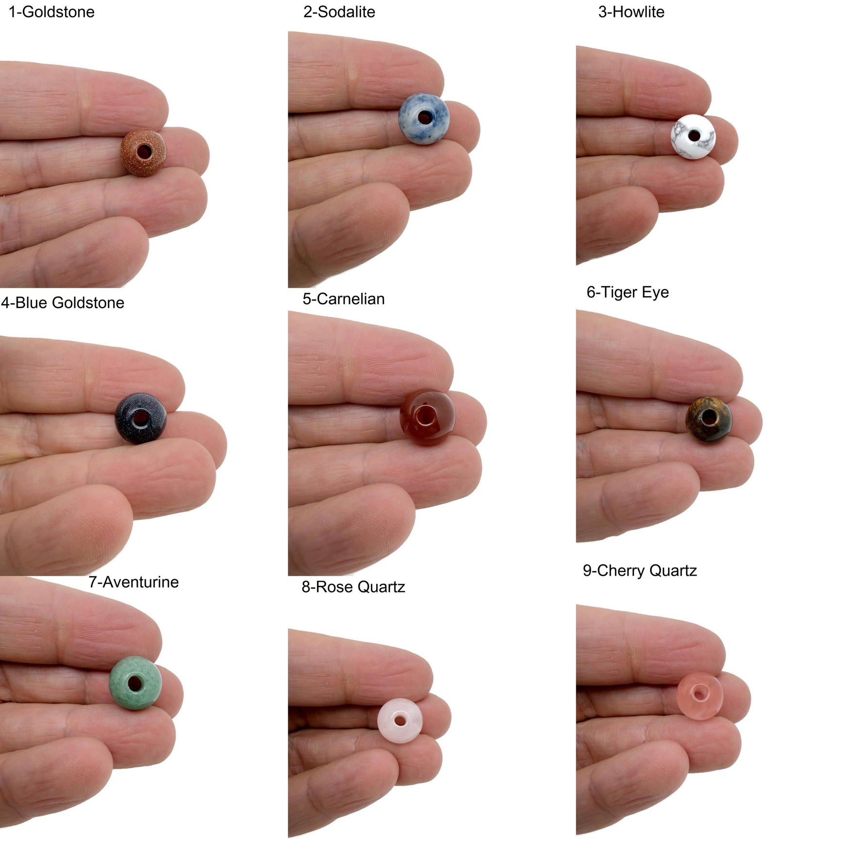 Round crystal beads from GemstoneGO, 12mm gemstone pack for DIY jewelry making, featuring mixed clear and iridescent beads.