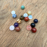 Round crystal beads in a mix of colors, 12mm gemstone pack for DIY jewelry making by GemstoneGO.