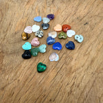 Drilled 13mm heart-shaped crystal pendant by GemstoneGO, perfect for DIY jewelry making with mixed crystal colors.